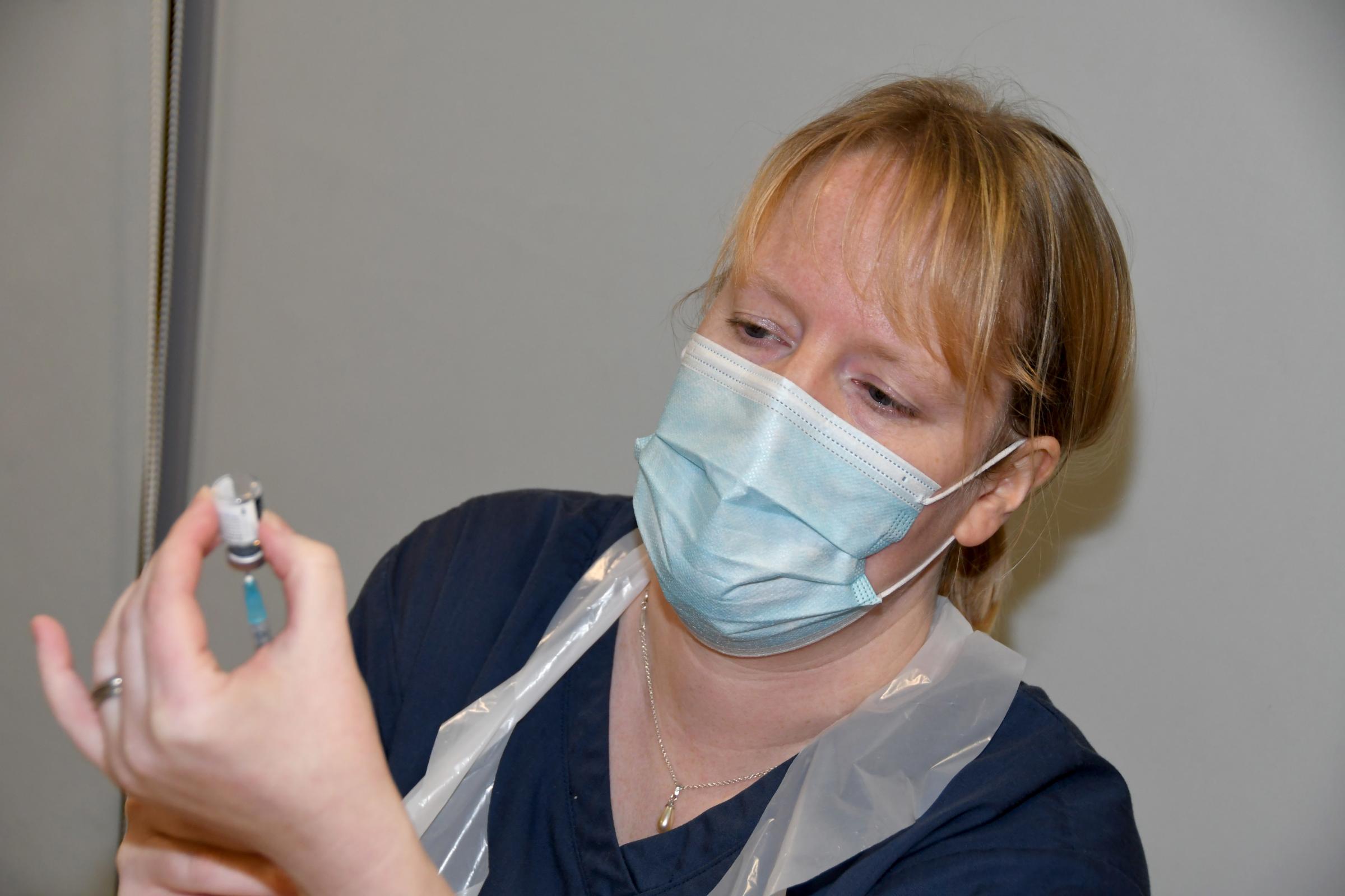 Dr Laura Mount administered the first Covid vaccination in Warrington last December