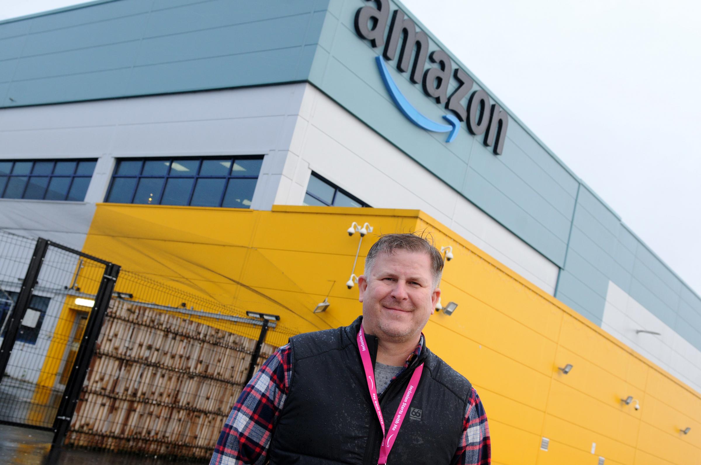 Tony Carr, site leader at Amazon Warrington