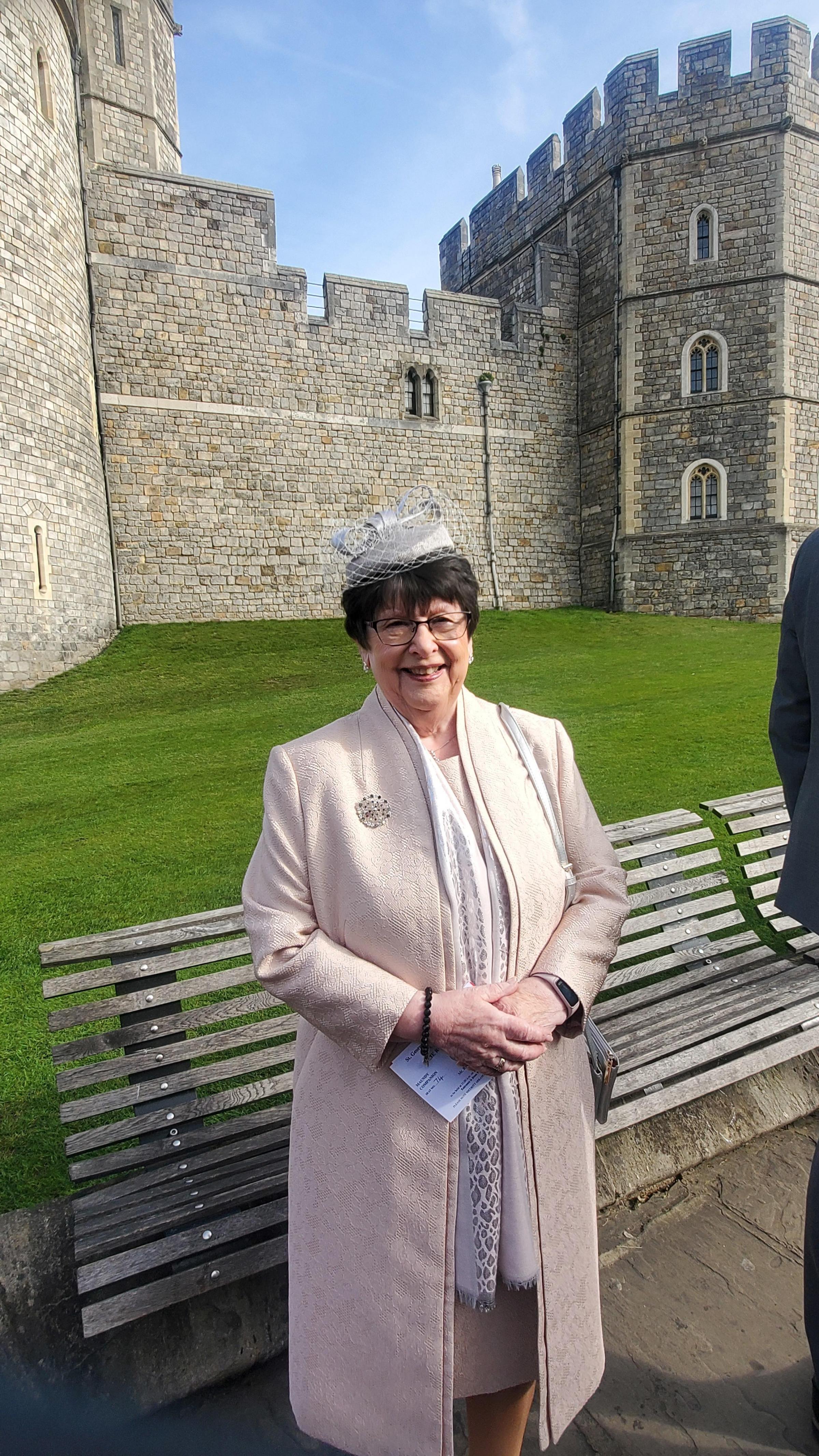 The 73-year-old at Windsor Castle