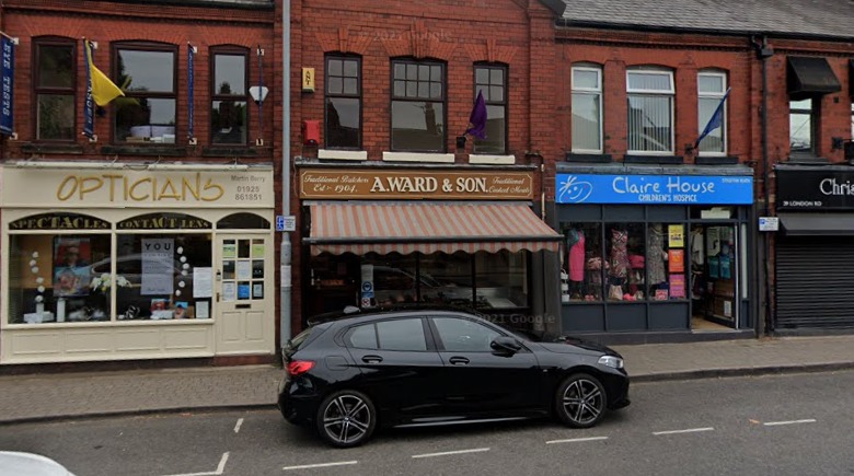 Ward A and Sons butchers in London Road is also a Warrington favourite