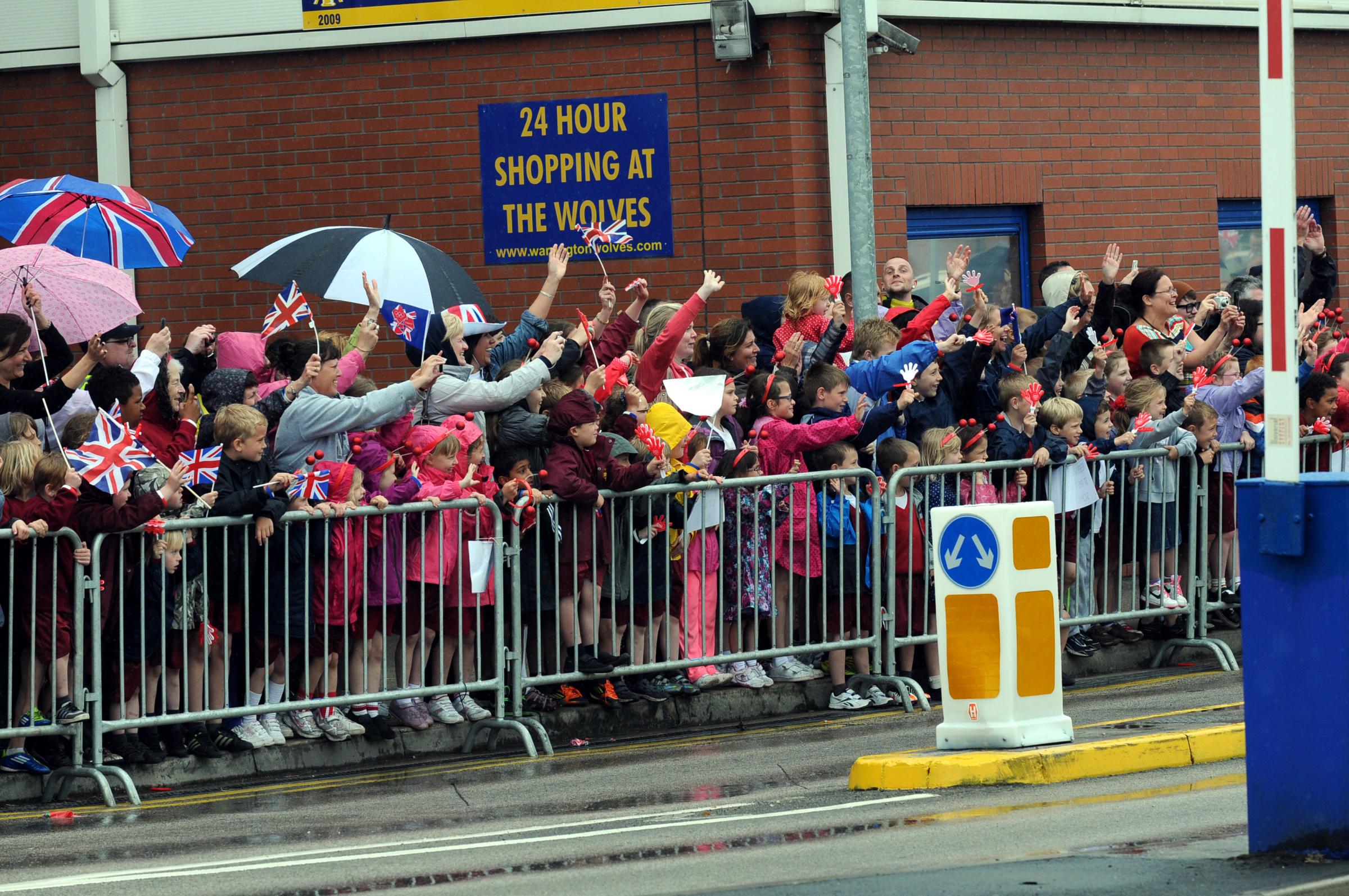 Crowds at The Halliwell Jones