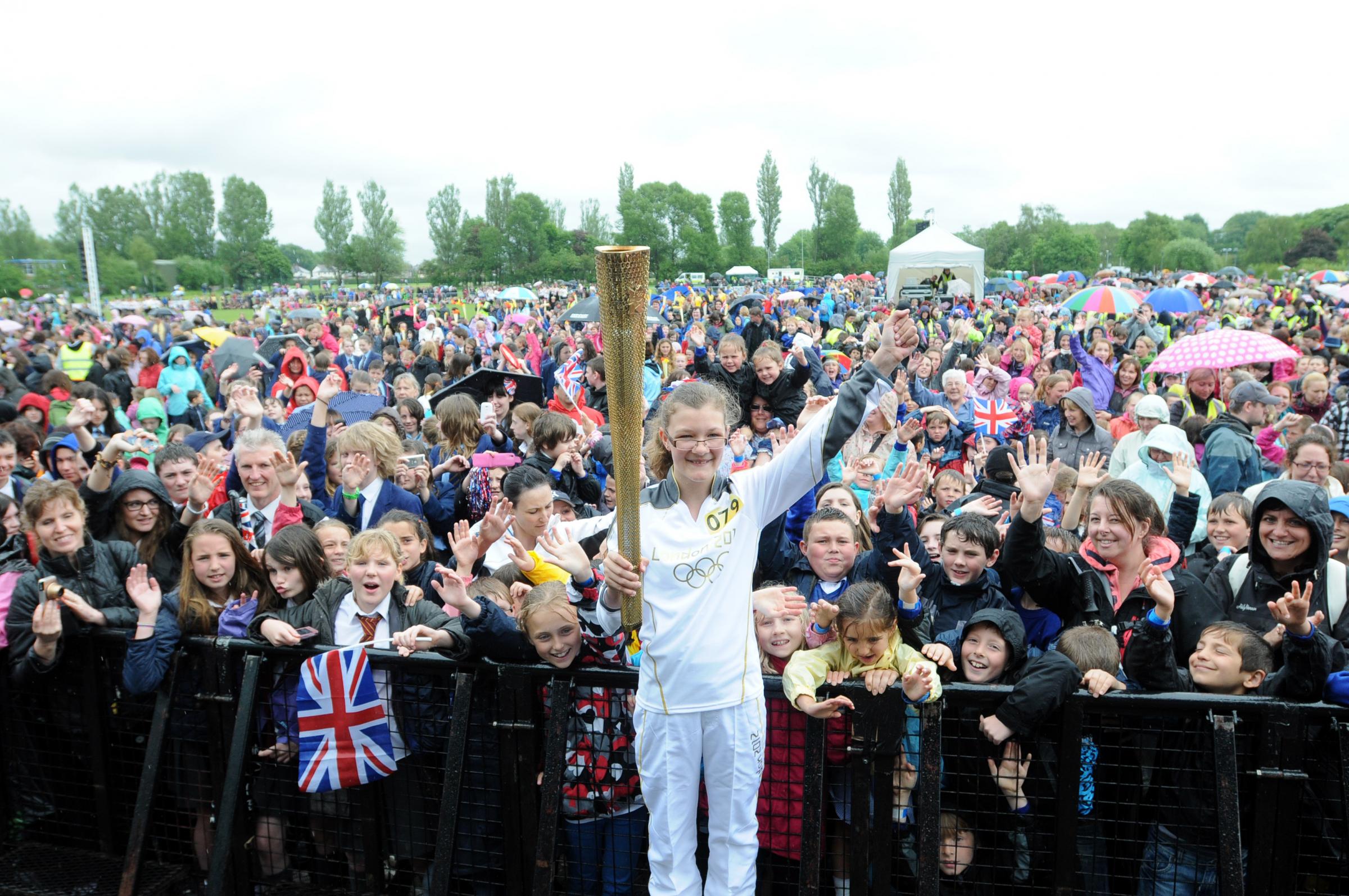 Huge crowds at Orford Hub