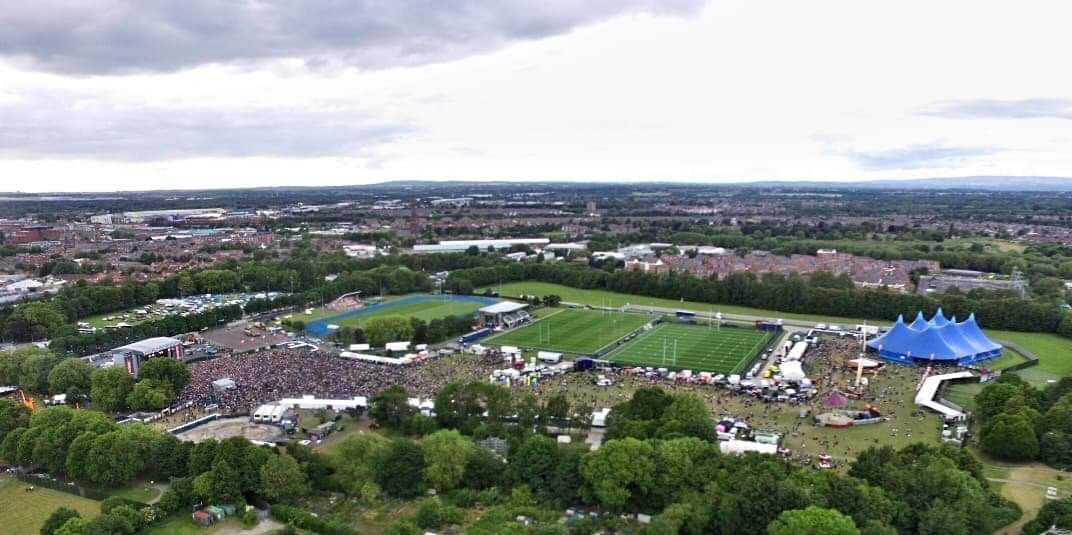 Neighbourhood Weekender 2022 view from above