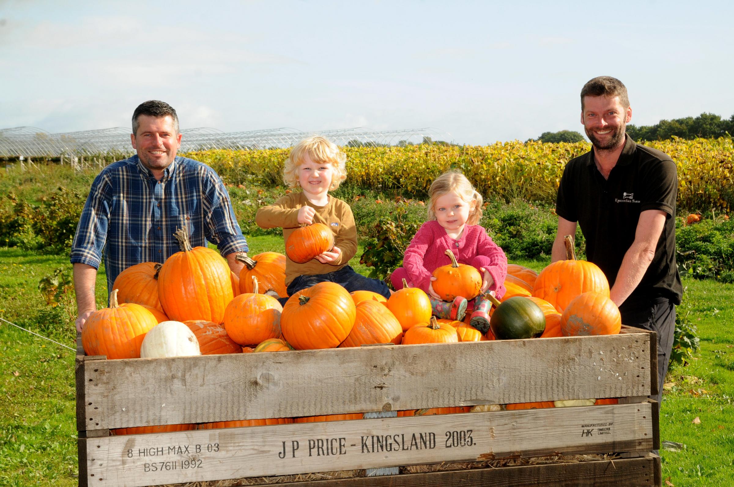 Owner Simon Bulmer, Kit Rissi, Rosa Bulmer and owner James Bulmer