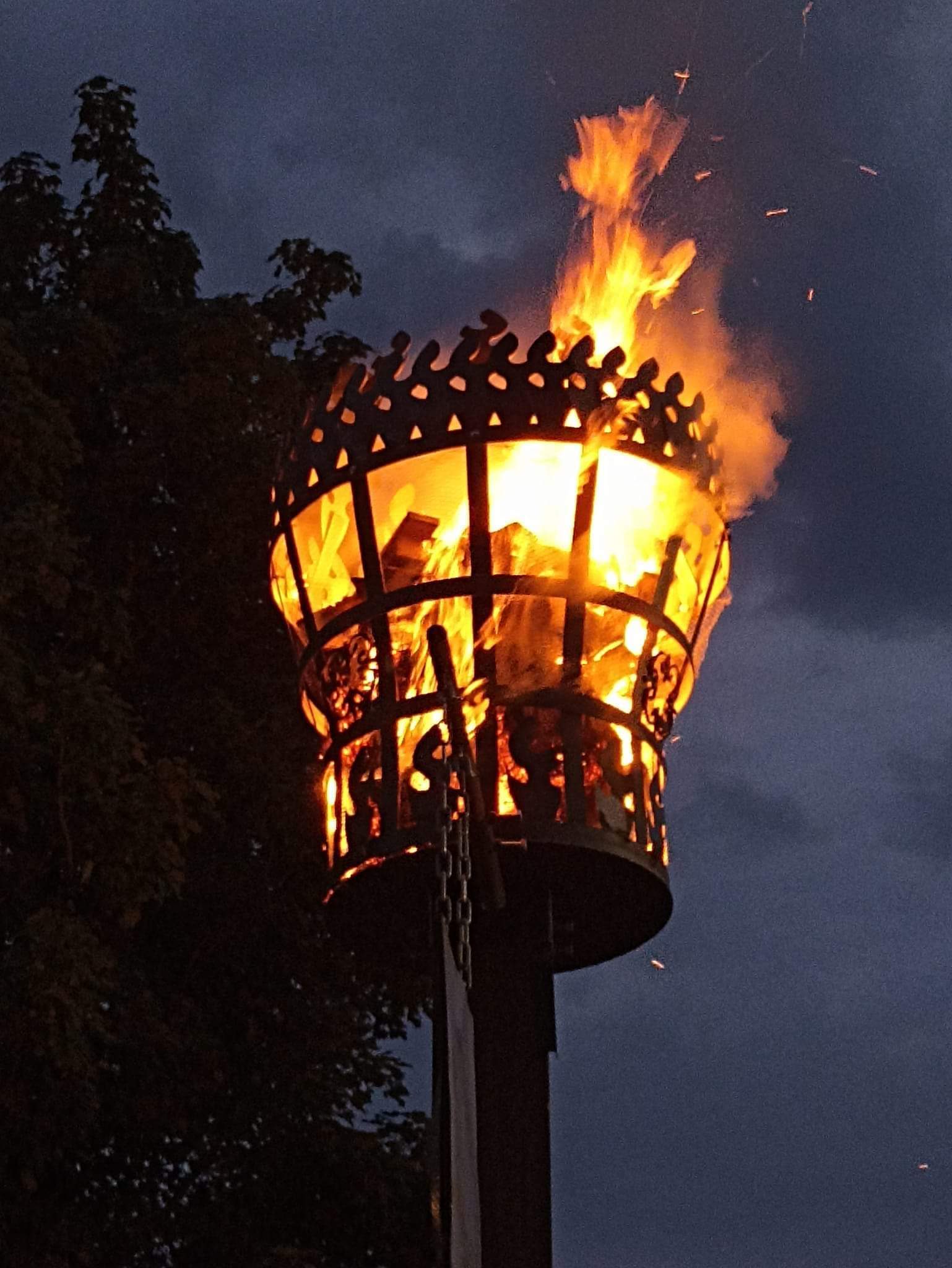 The lighting of the Jubilee Beacon in Penketh in June was a real highlight