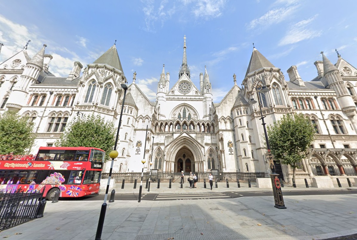 The appeal application was heard at the Royal Courts of Justice. Picture: Google Maps