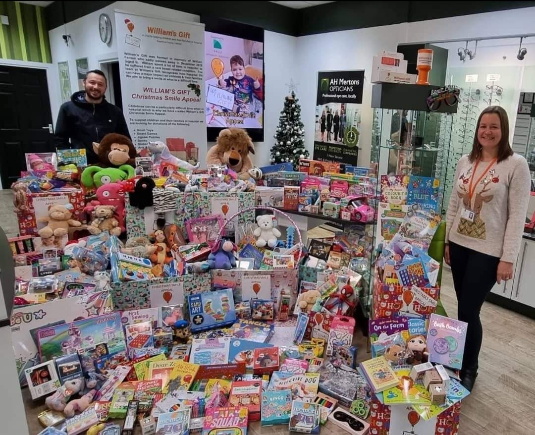 The hugely successful Christmas smile appeal which ensures children who spend the festive period in hospital have a gift to open on Christmas Day