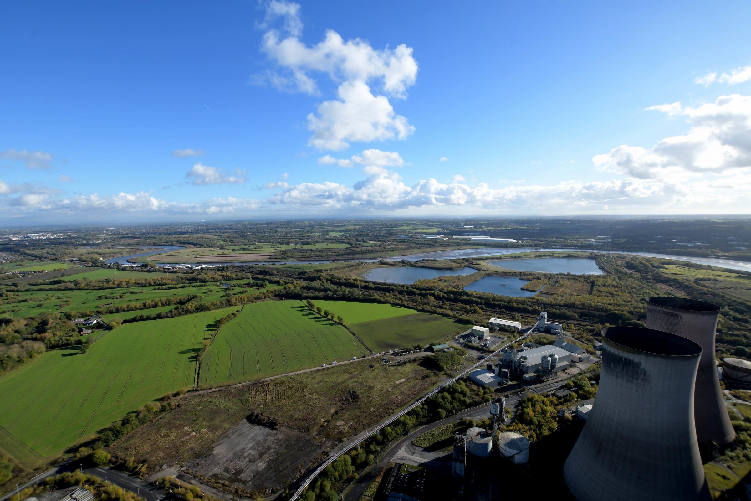 Photos from the top of Fiddlers Ferry show stunning views of Widnes and Runcorn. Pictures: Dave Gillespie