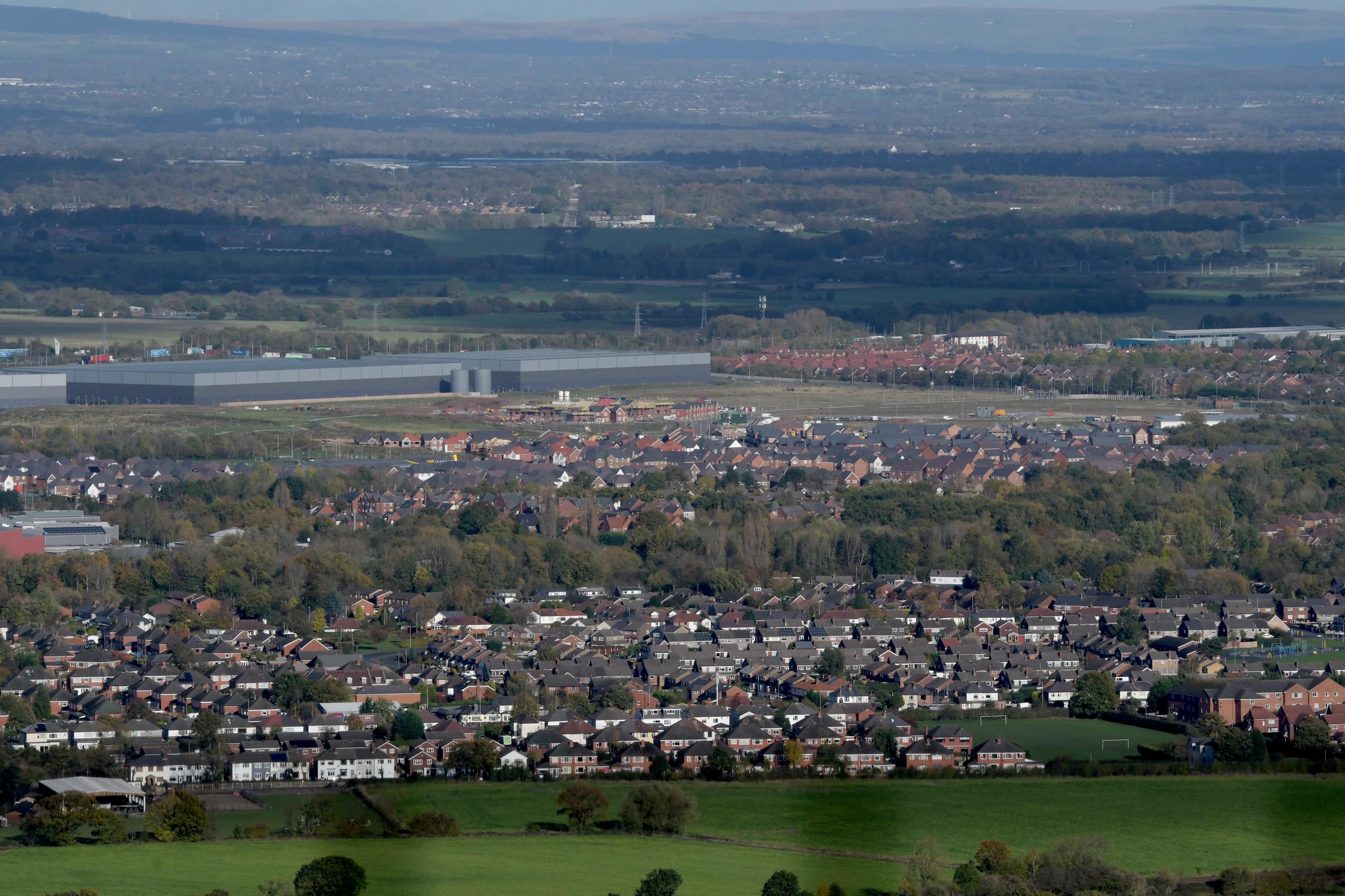 Photos from the top of Fiddlers Ferry show stunning views of Warrington. Pictures: Dave Gillespie