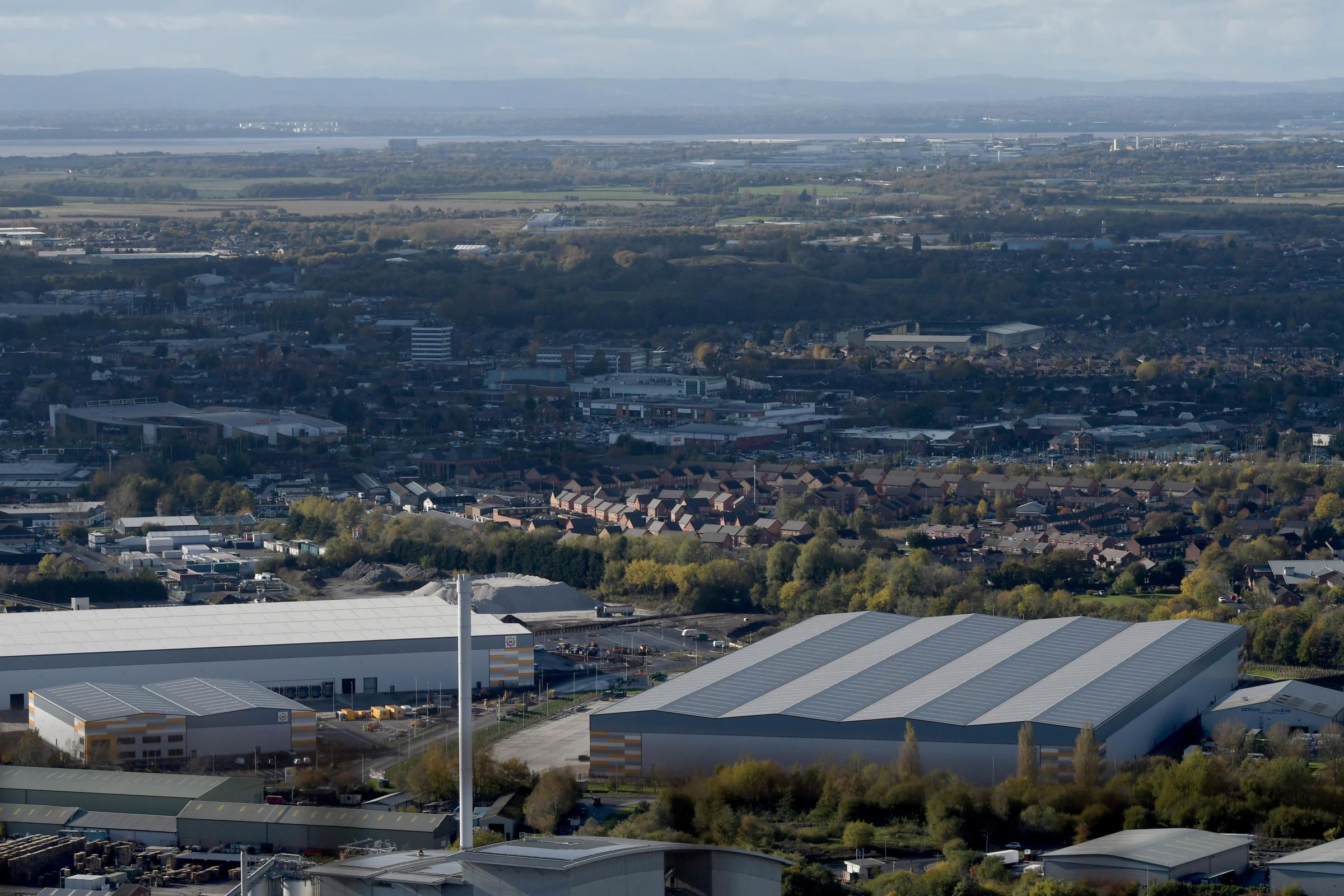 Photos from the top of Fiddlers Ferry show stunning views of Widnes and Runcorn. Pictures: Dave Gillespie