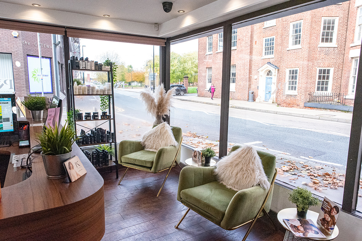 The salons are stylish with a warm and friendly vibe