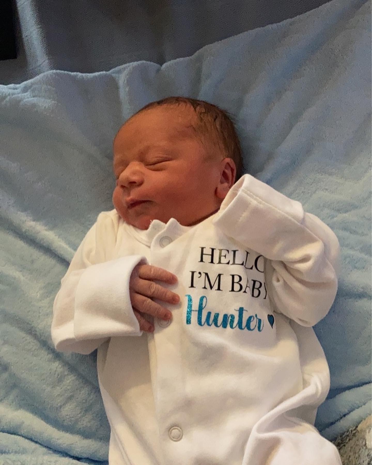 Hunter James Leah-Wilcock, from Bewsey, born November 27, weighing 7lb 3oz