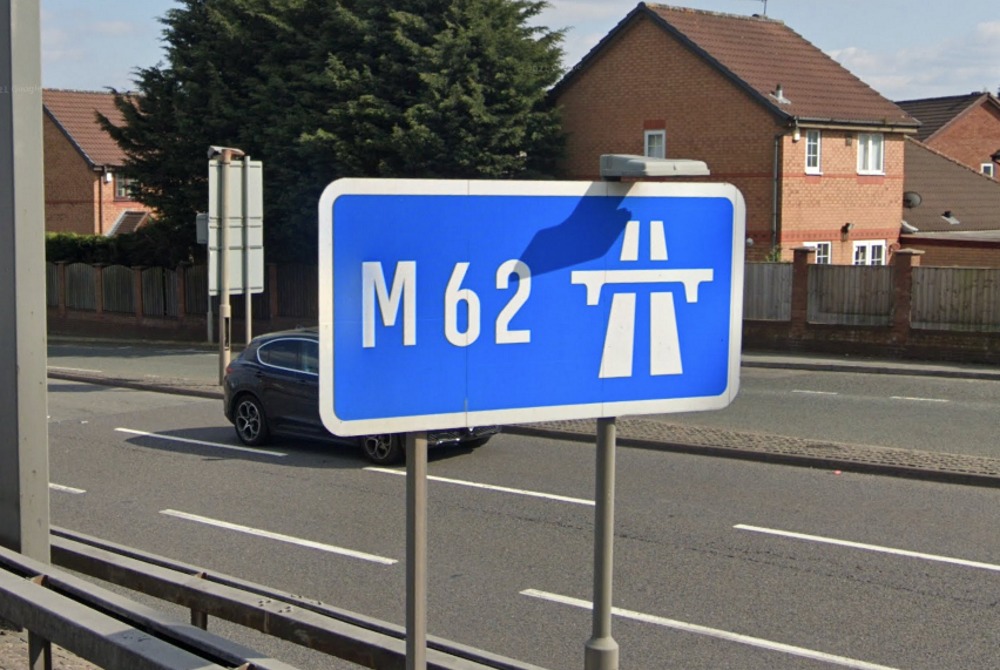 Matt and Jamie died in a crash on the M62. Picture: Google Maps