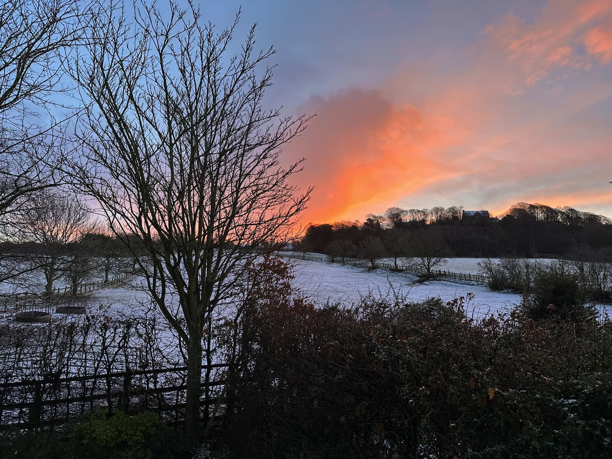 Beautiful skies in Higher Walton by Wendy Stout