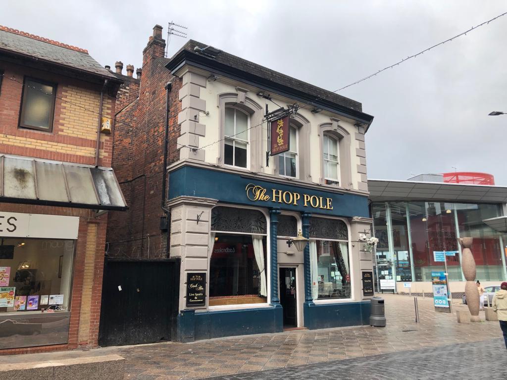 The Hop Pole in Warrington town centre