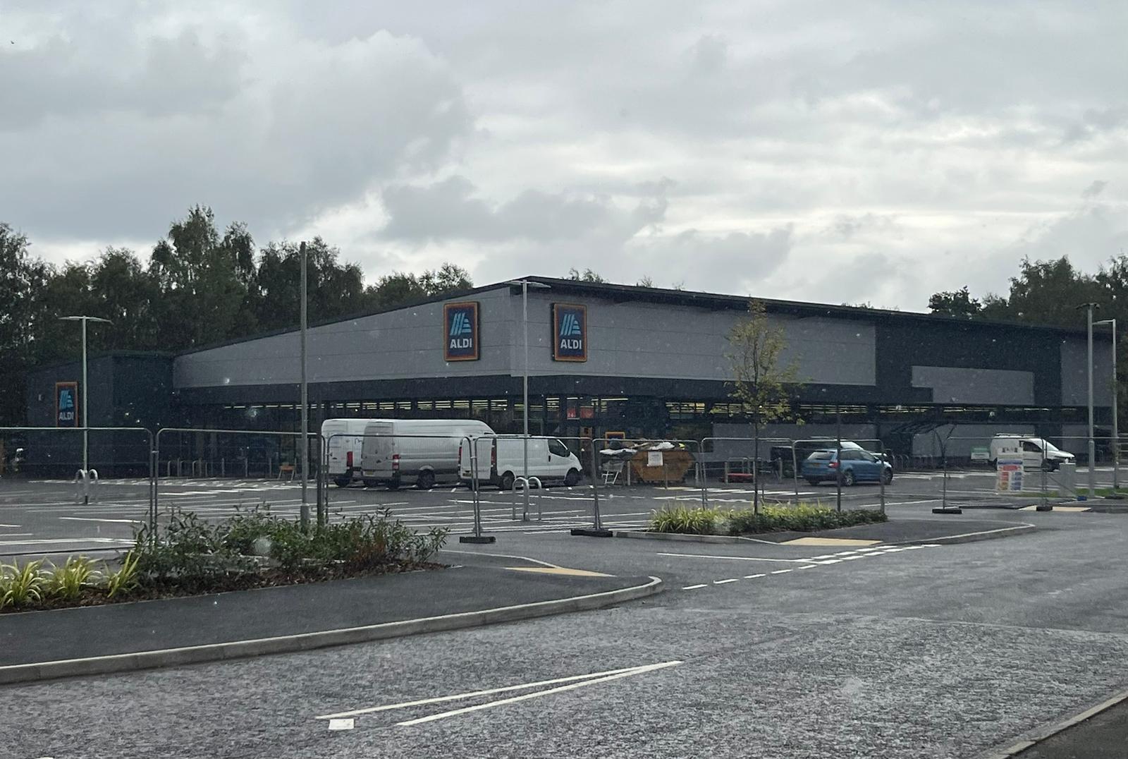 The new Aldi supermarket on Europa Boulevard in Gemini