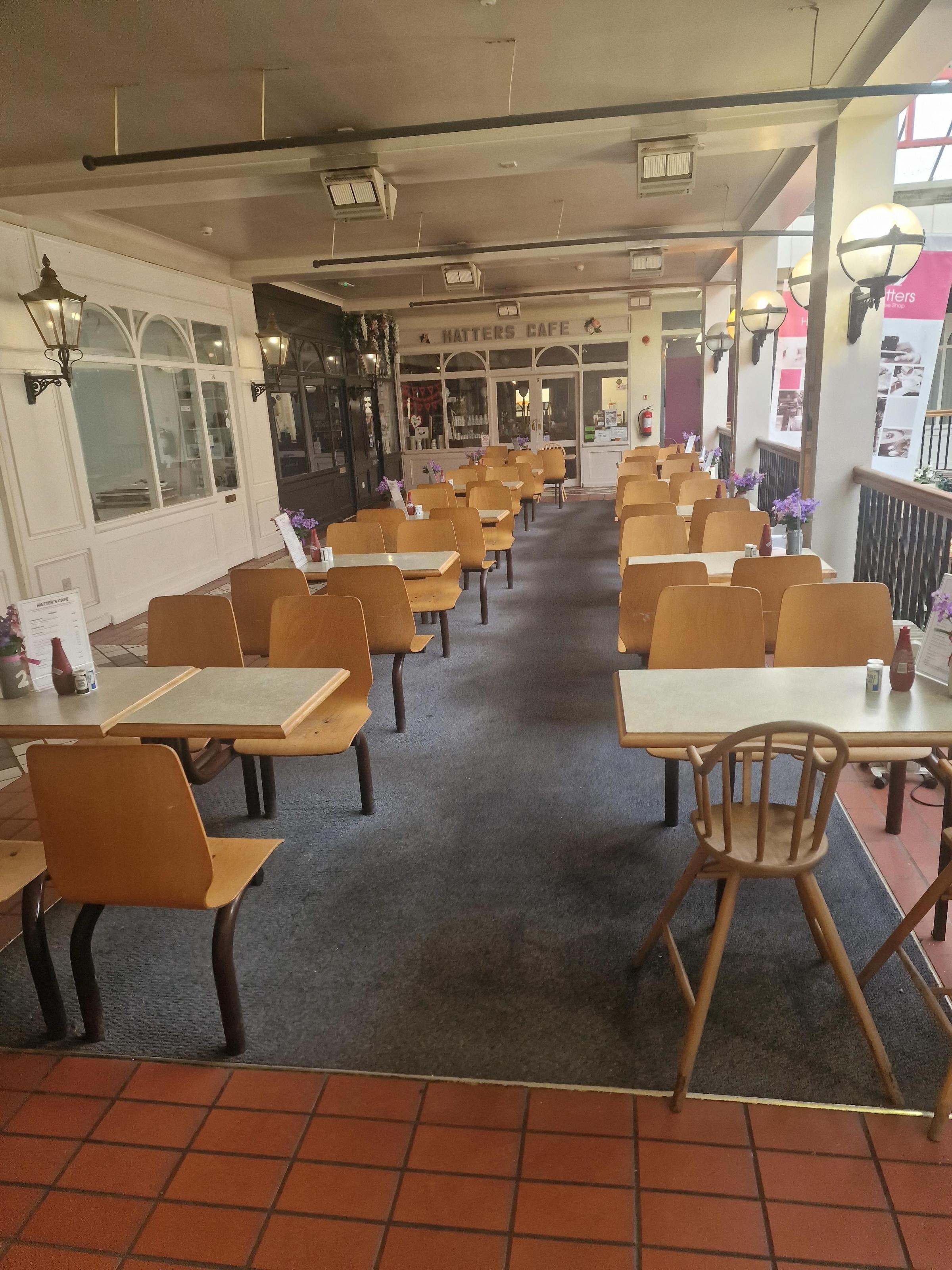 Inside Hatters Row Cafe