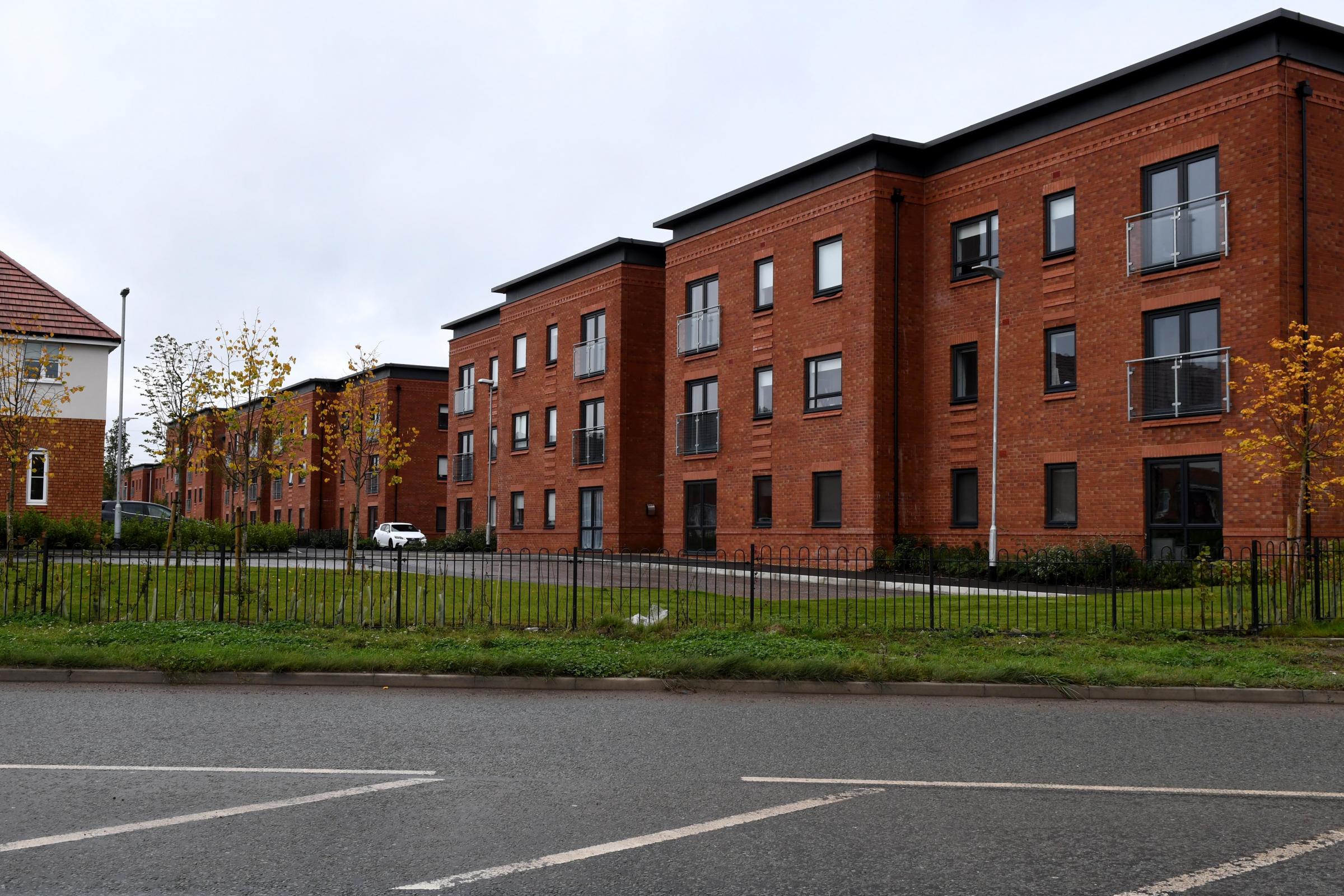 The Rivers Edge housing development near the town centre is well underway