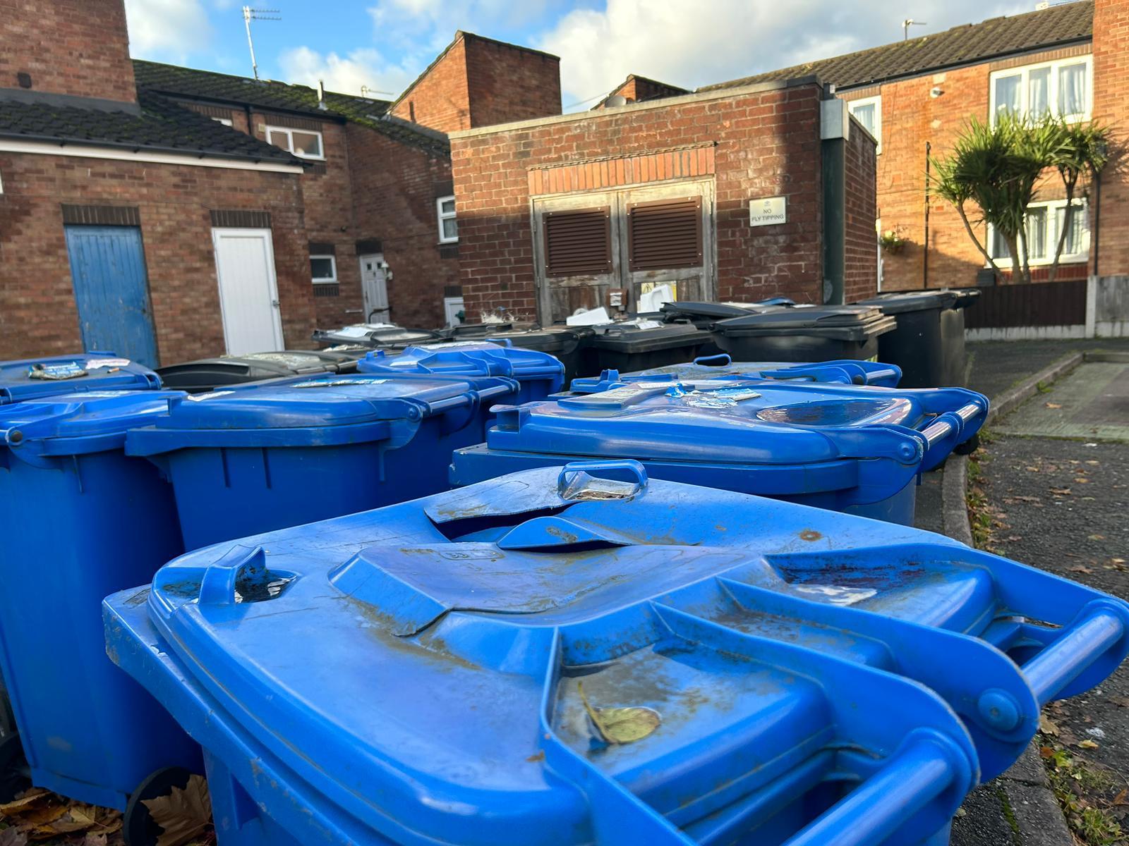 Unite workers are striking in Warrington, causing disruption to bin collections