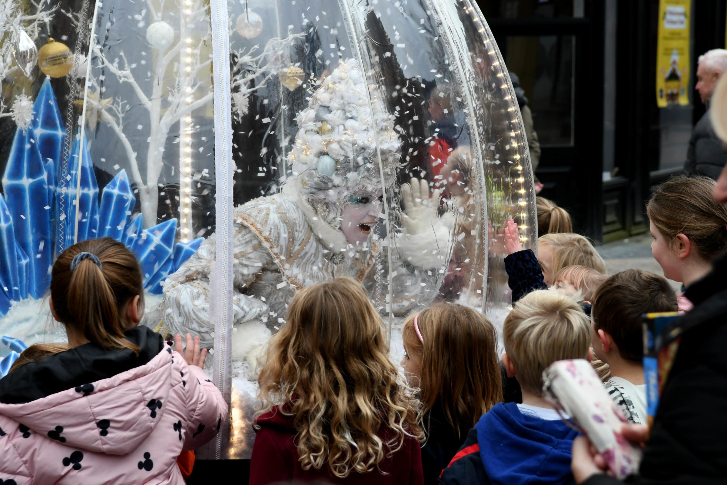 Warrington Winter Wonderland attracted crowds to the town at the weekend