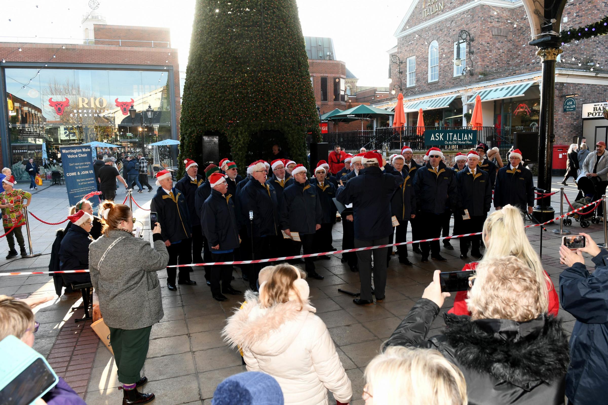 Warrington Winter Wonderland attracted crowds to the town at the weekend