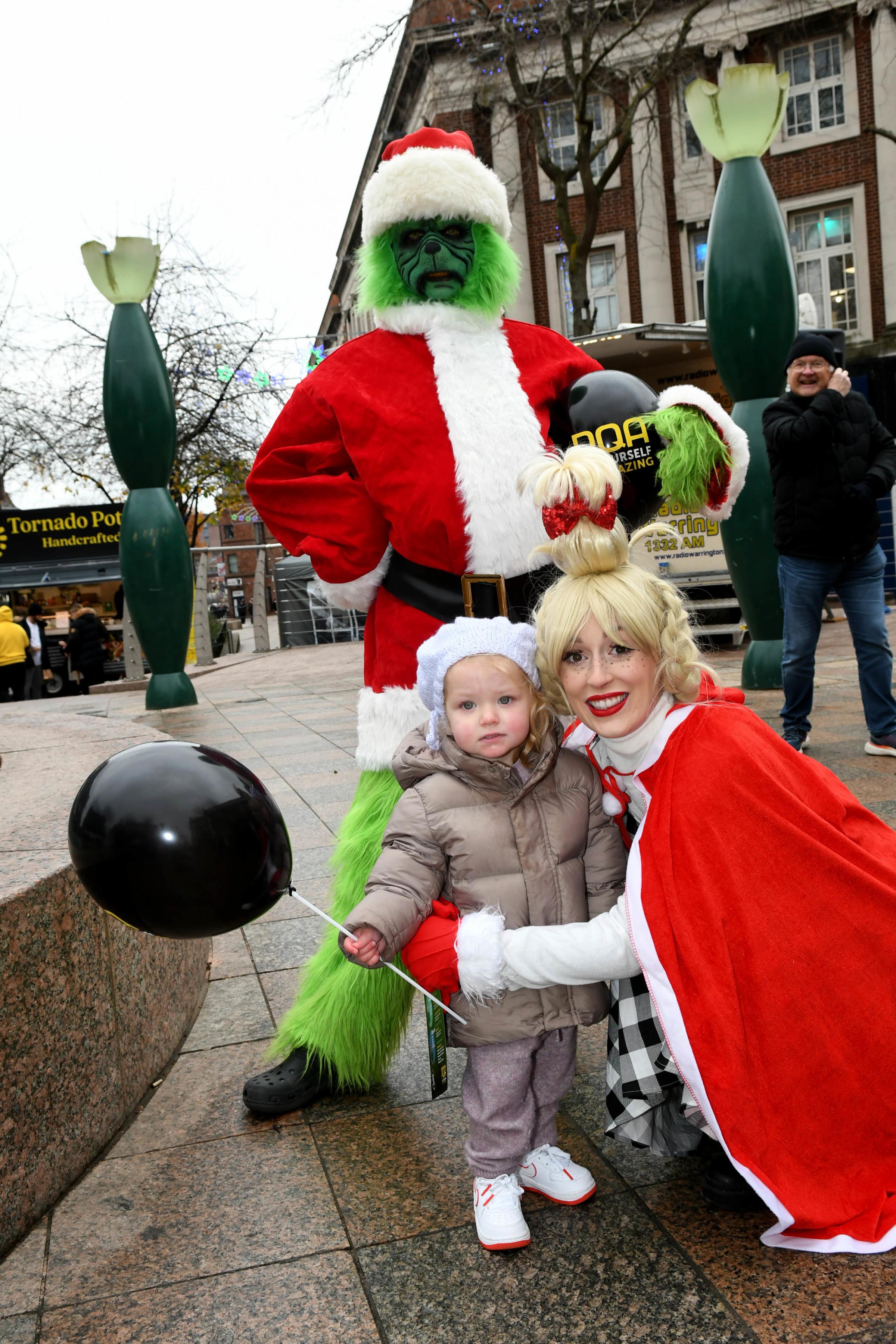 Warrington Winter Wonderland attracted crowds to the town at the weekend