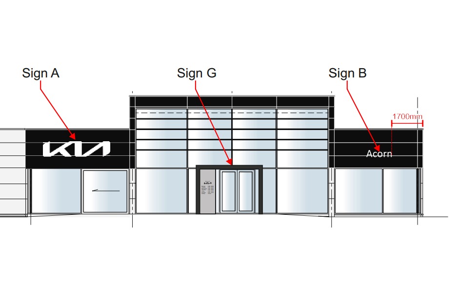 Signage plans have been approved for the Kia garage in Paddington. Picture: Kia