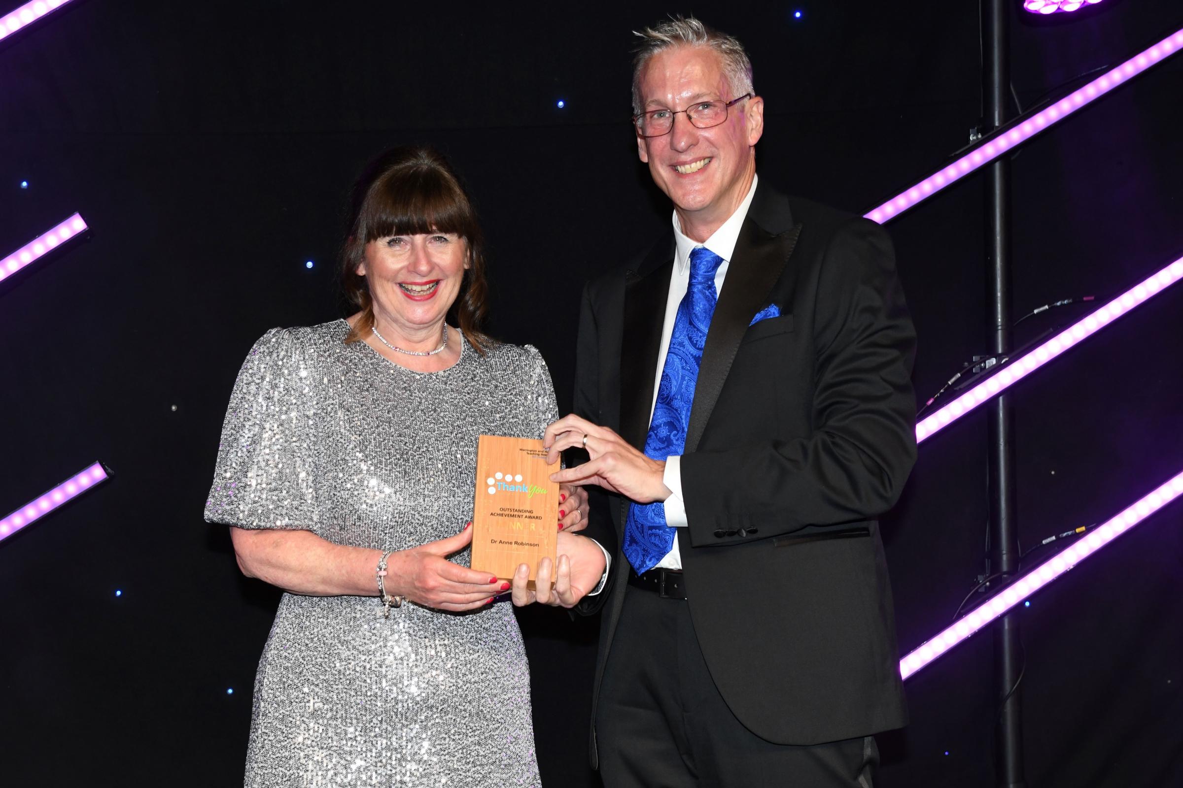 Outstanding achievement winner Dr Anne Robinson