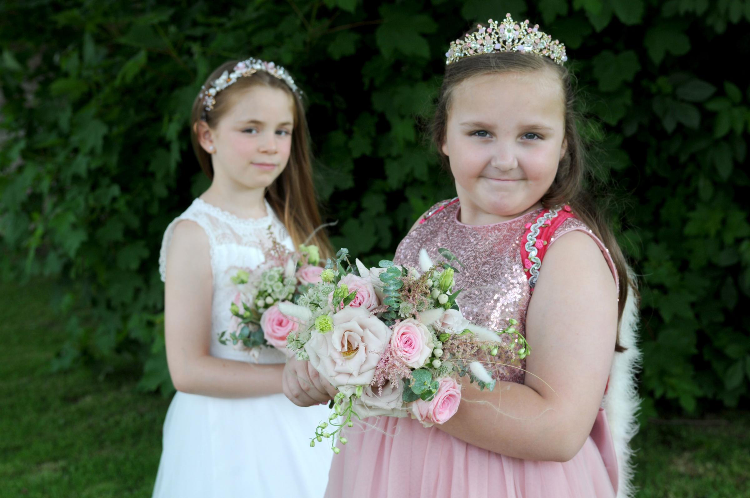 Rose Queen ( right ) is Caitlin Ellison and Lucy Rose Carr ( lady in waiting )