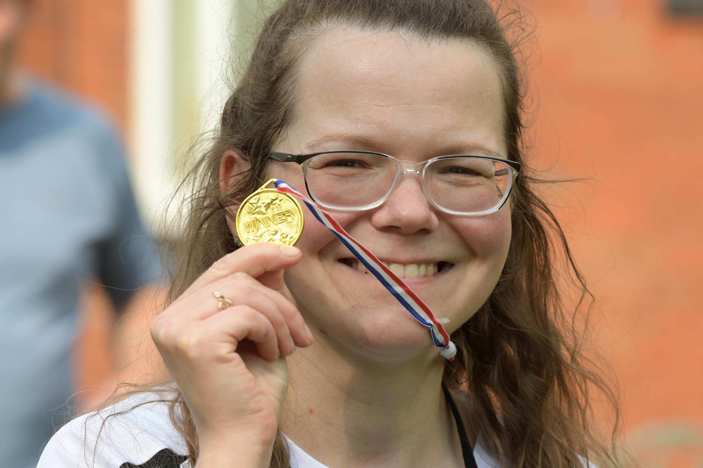 A sports day was held at Lea Court in Dallam