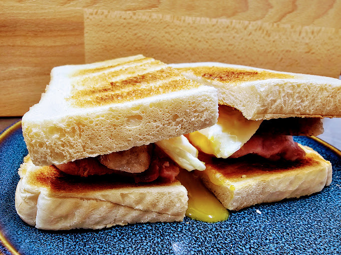 The popular breakfast sandwich