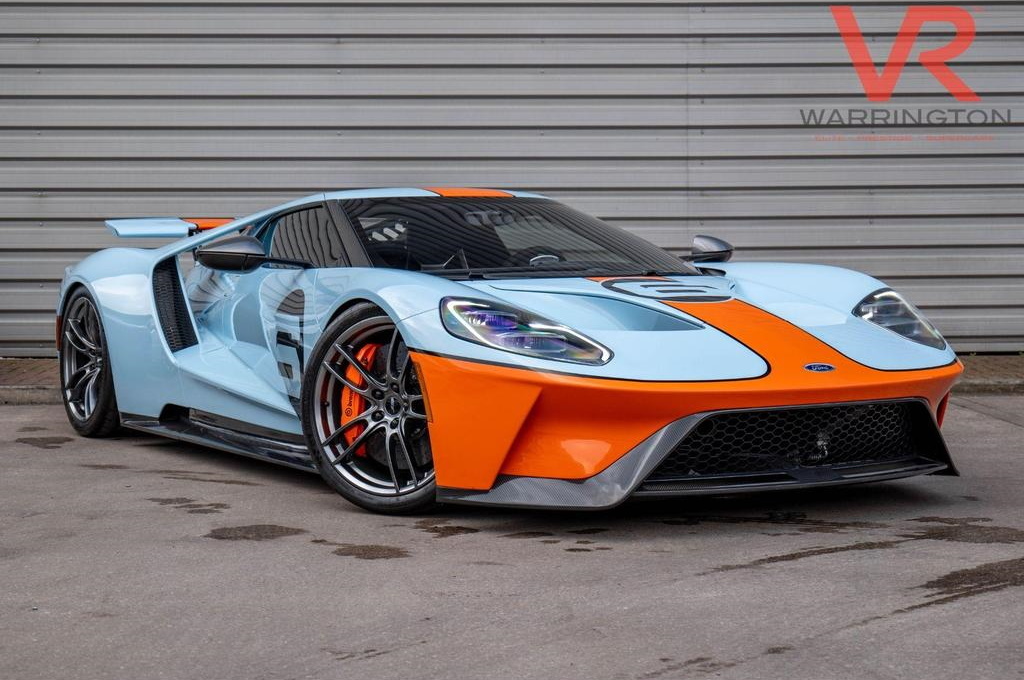 The 2021 Ford GT Heritage Edition supercar for sale in Warrington. Picture: VR EPS Warrington