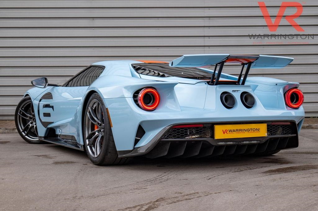 The 2021 Ford GT Heritage Edition supercar for sale in Warrington. Picture: VR EPS Warrington