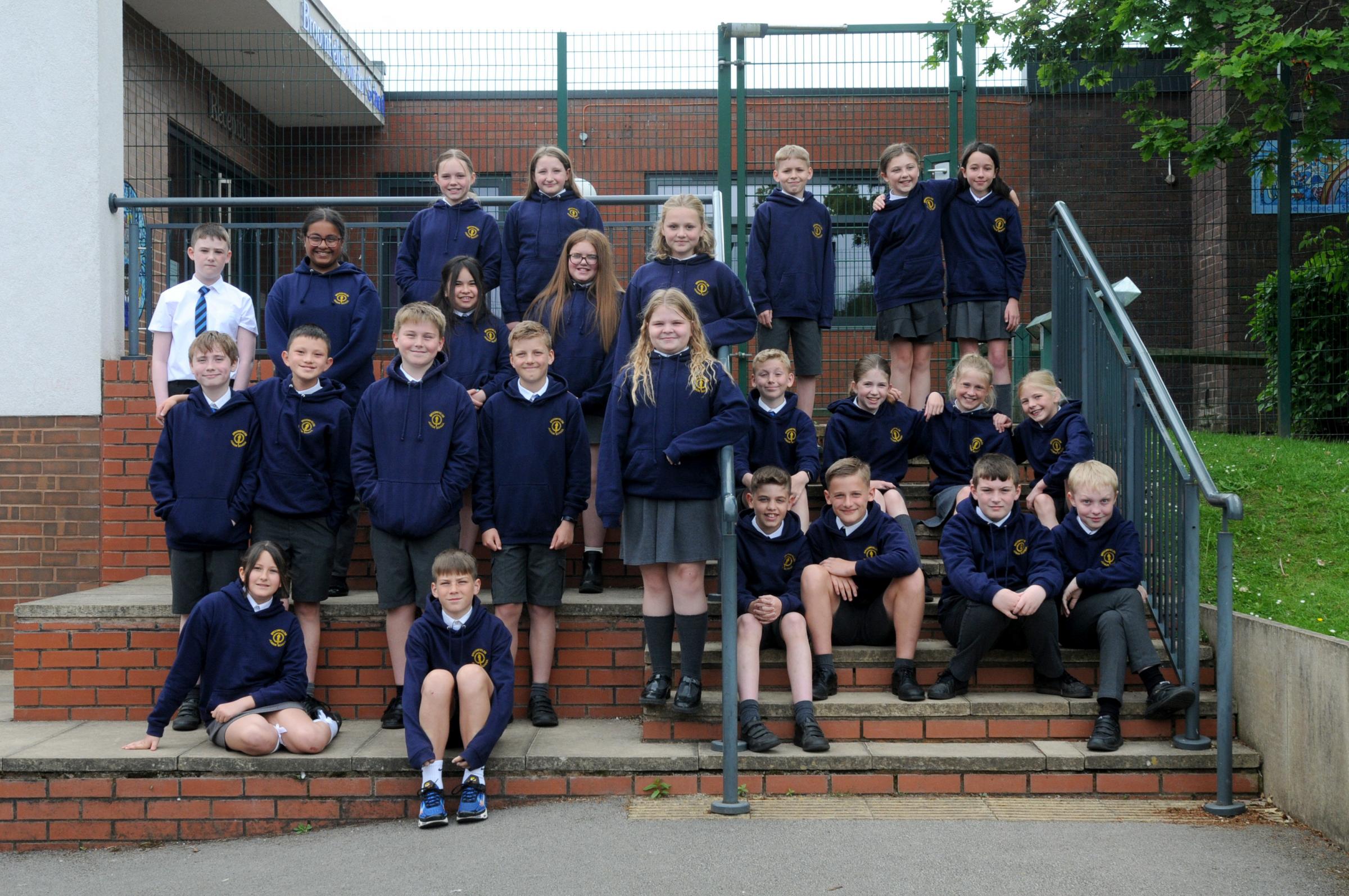 Miss Emma Hobin and Mrs Helen Plants class at Broomfields Junior School