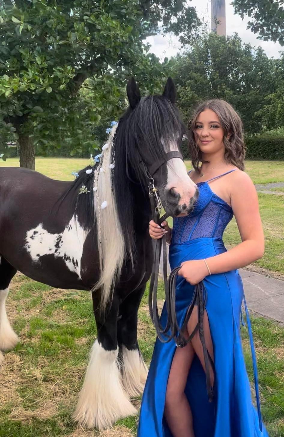 Cara Cook and Frodo from Great Sankey High School