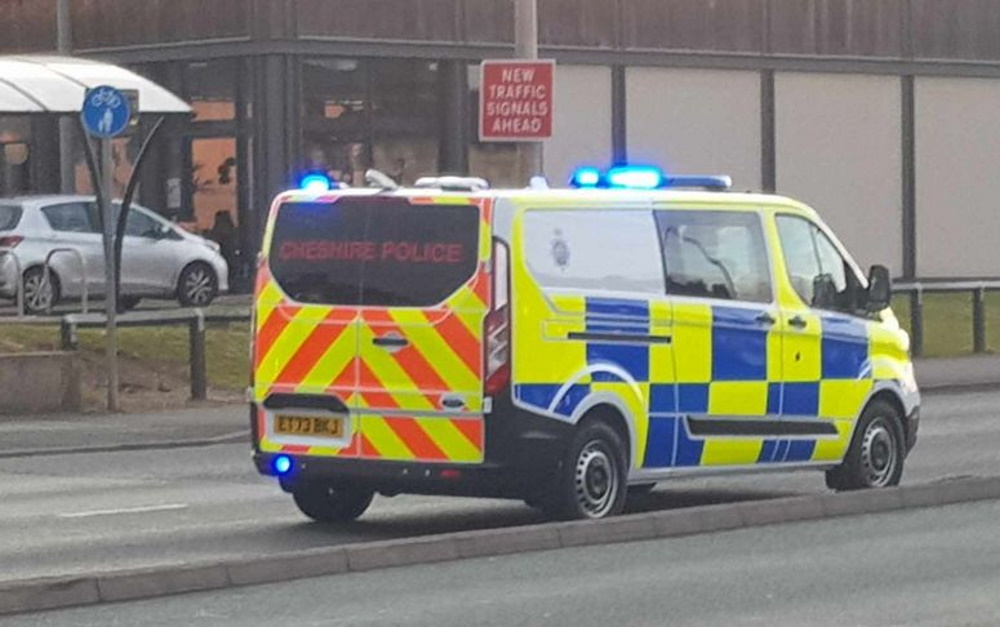 Police on Winwick Road during the search. Picture: Jasper Dzierzak