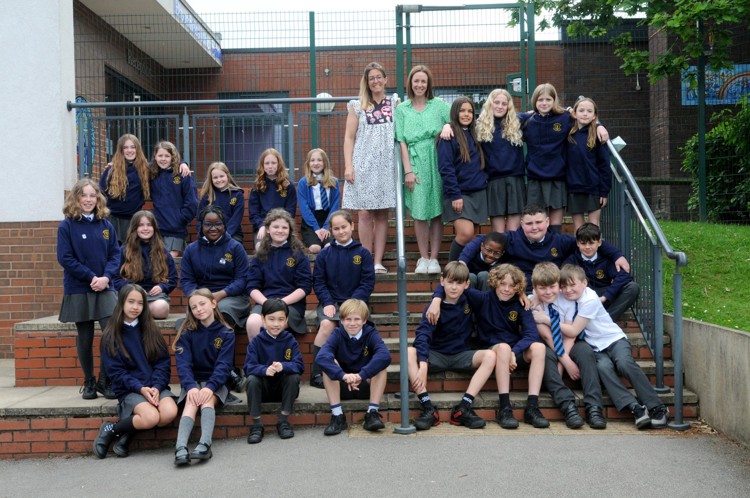 Mrs Kate Percival and Mrs Jane Vayros class at Broomfields Junior School