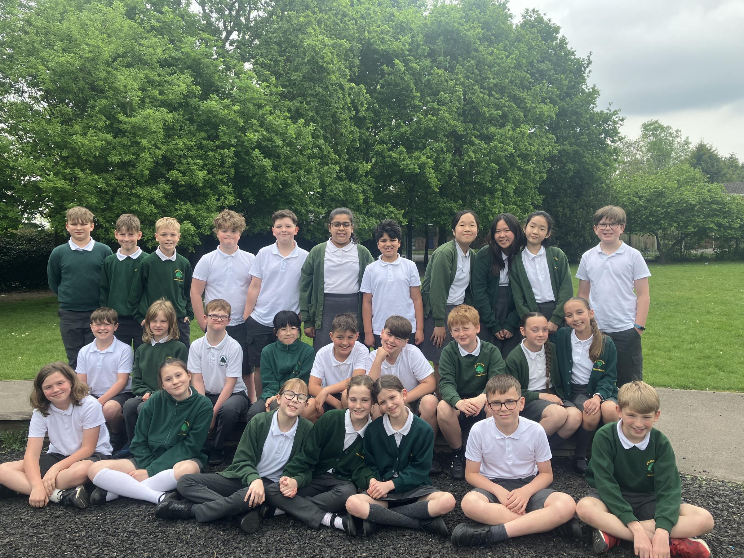 Mrs Clare Farrells class at Appleton Thorn Primary School