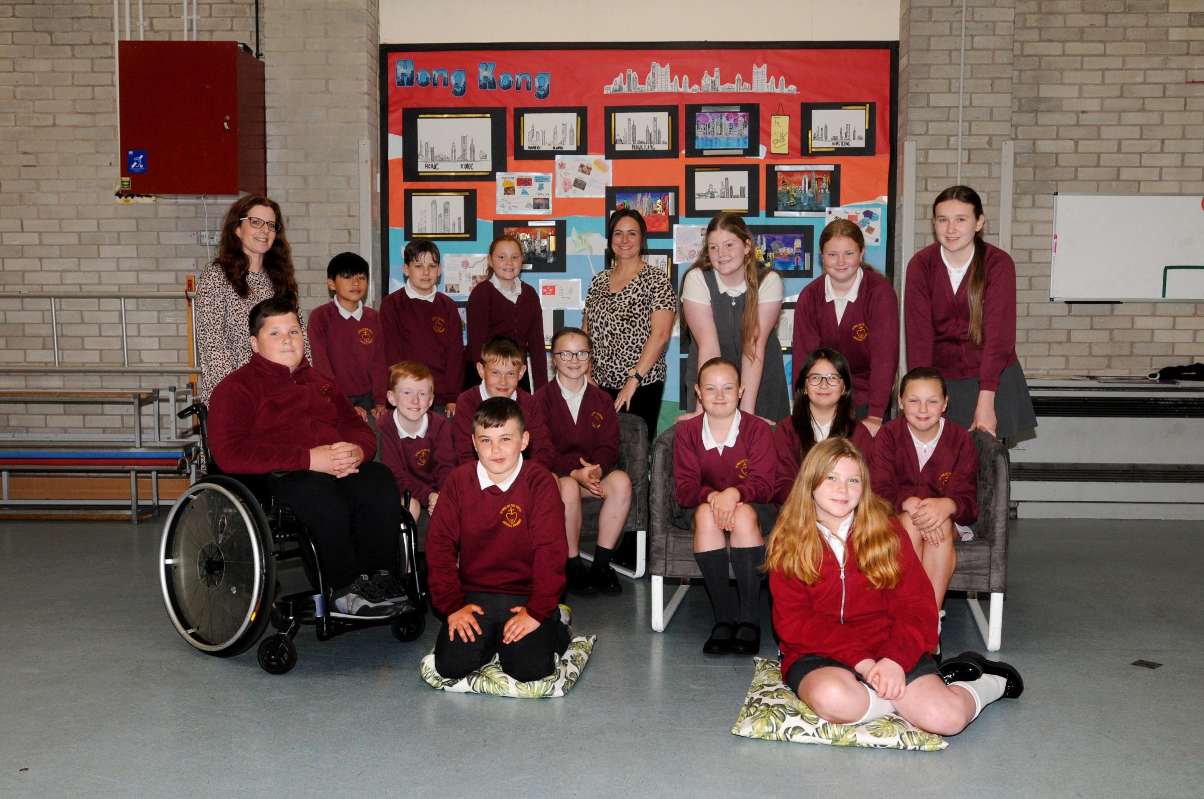 Mrs Louise Newtons class at St Paul of the Cross Catholic Primary School