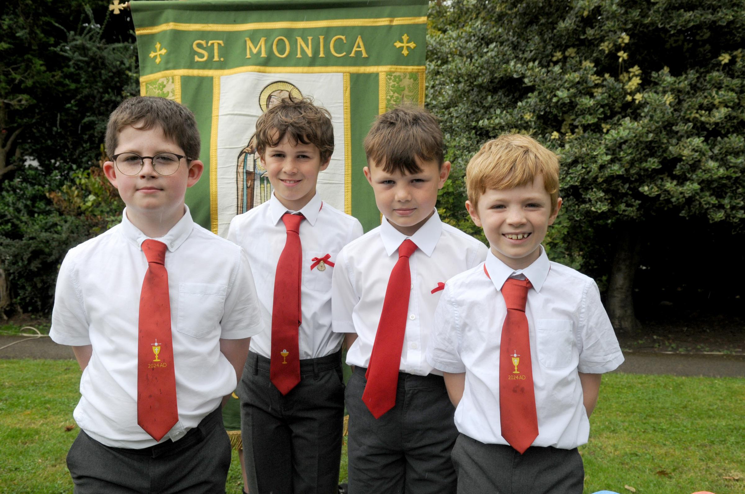 Youngsters from St Monicas