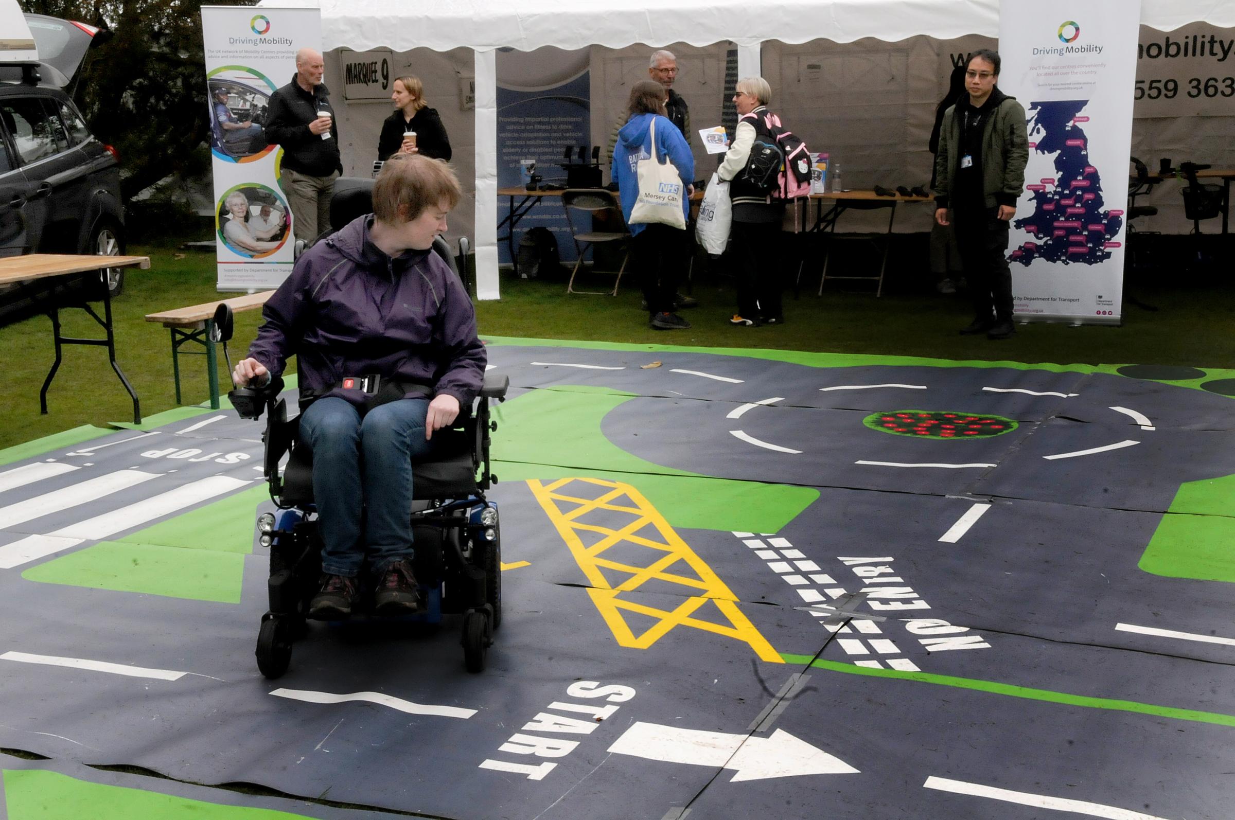 DAD also had a driving mobility course