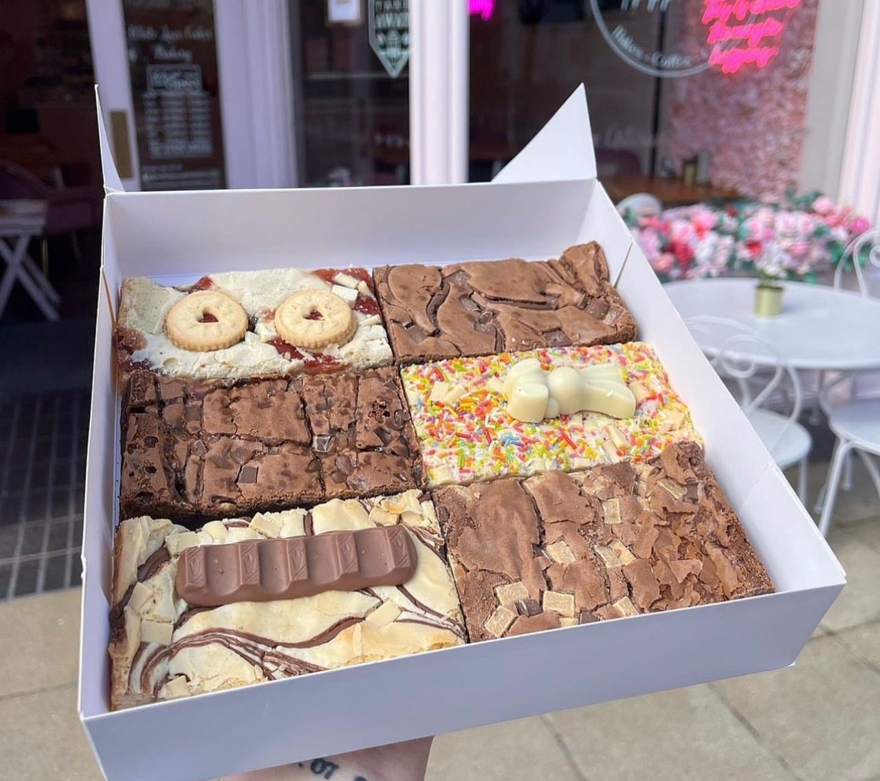 Customers can make their own treat boxes adding their favourite bakes