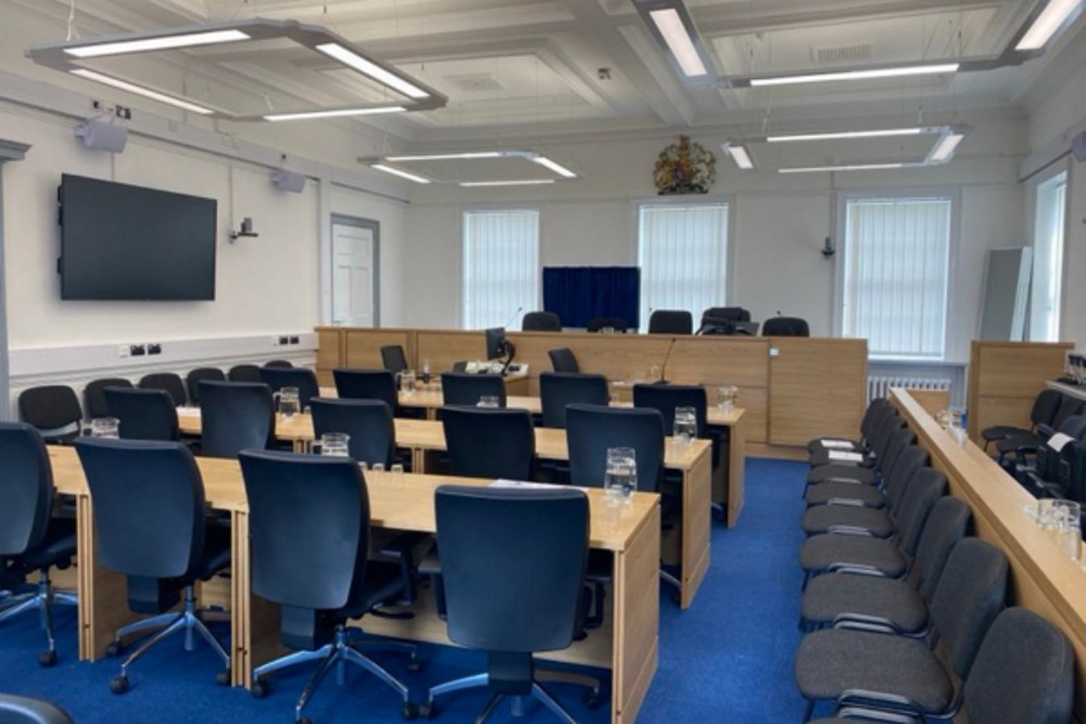 One of the inquest rooms