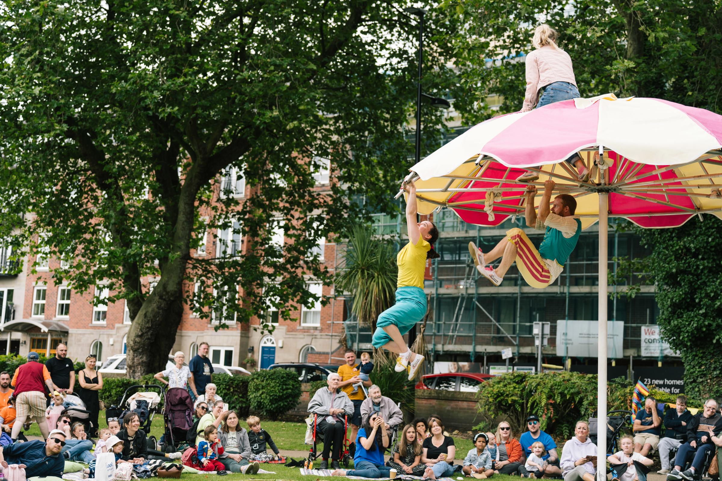 The event in Queens Gardens. Picture Robert Watson