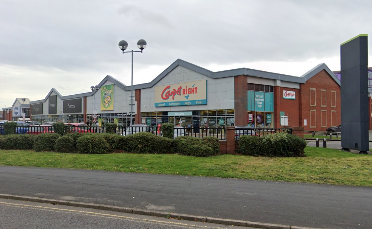 The proposed site of the new Lidl supermarket at Pinners Brow Retail Park. Picture: Google Maps