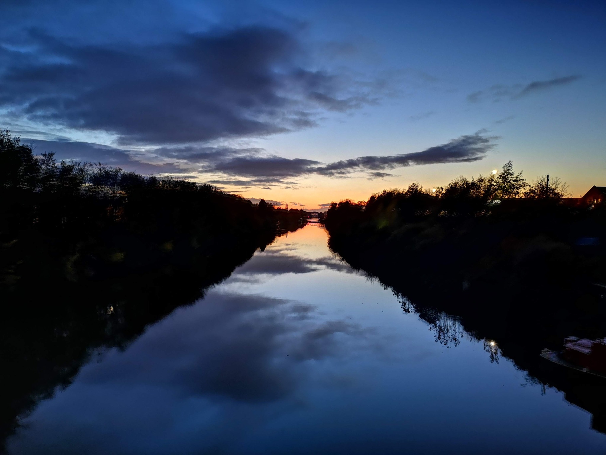 Sunset on the water by Jayne Savage