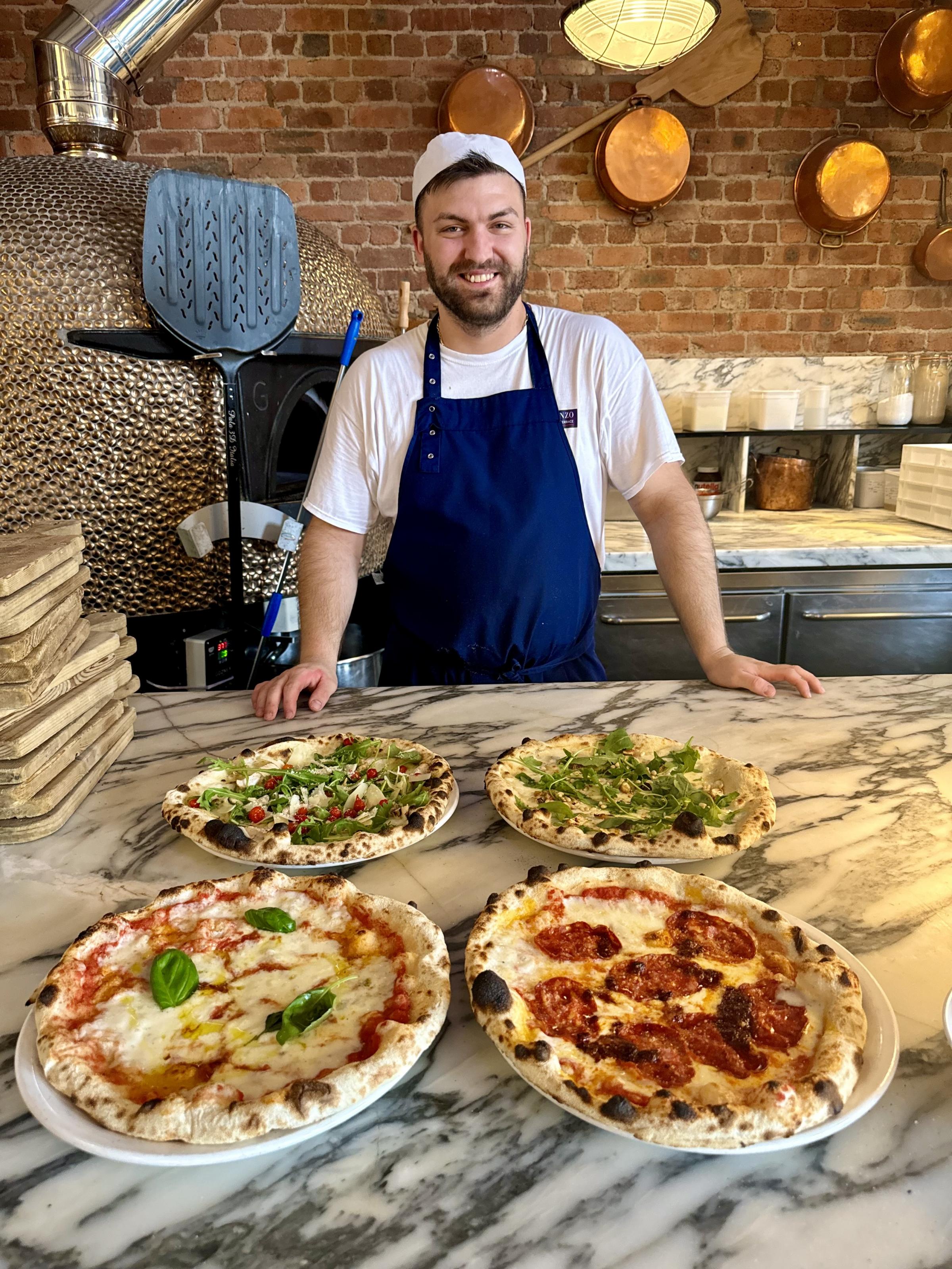 Pizza chef Andrei Fudulache