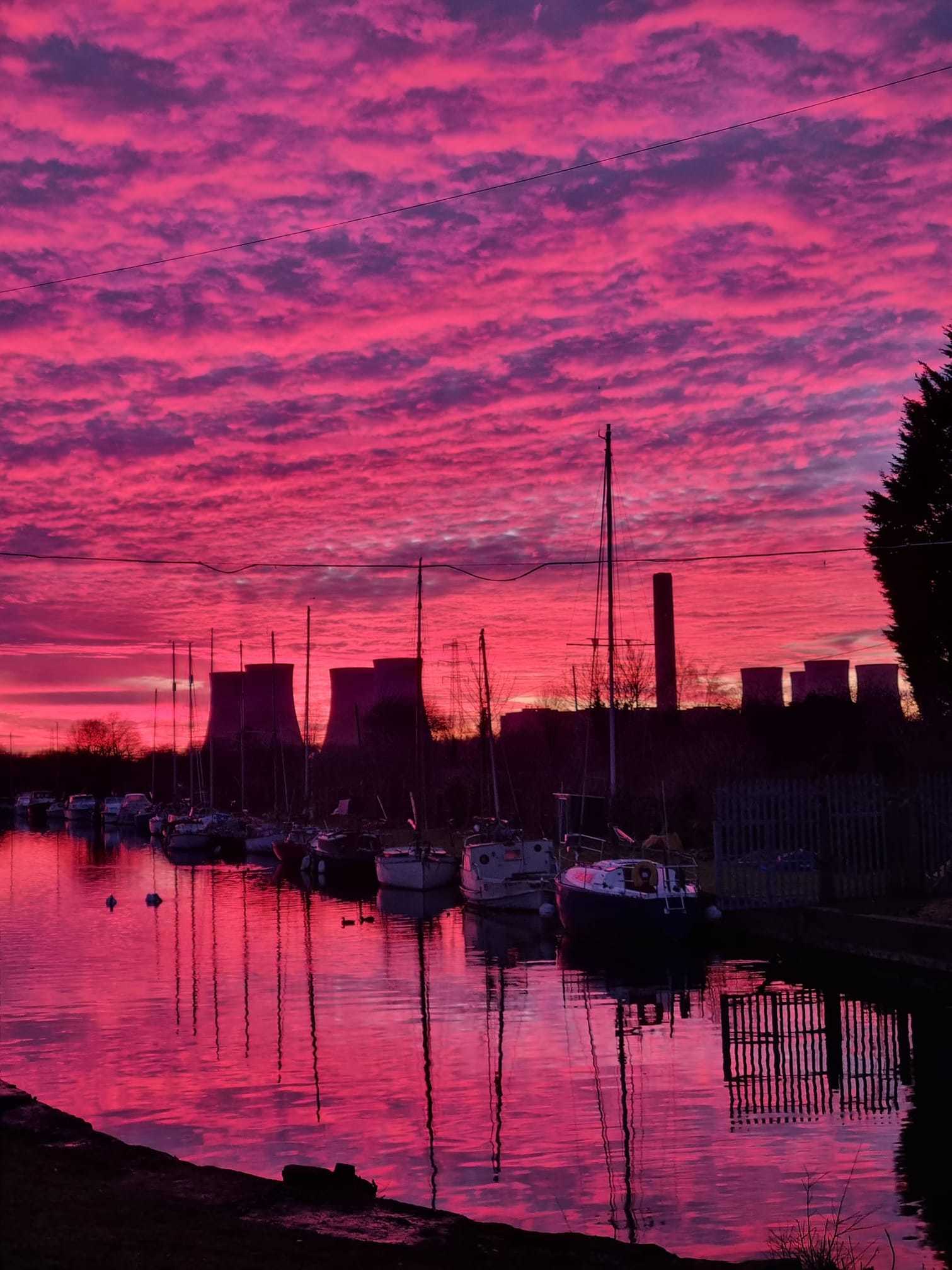 Fiddlers Ferry Boatyard by Andrew Mulholland