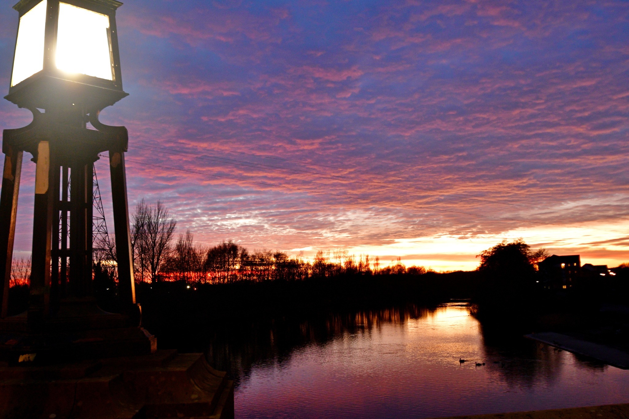 Sunset on Kingsway Bridge by Tanya Wightman