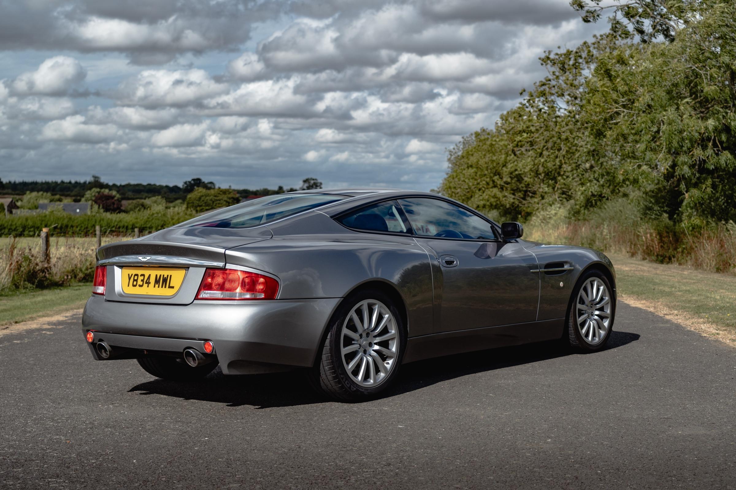 The 2001 Aston Martin Vanquish up for sale by H&H Classics